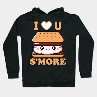 I Love You Smore Funny Camping S'more Pun Hoodie